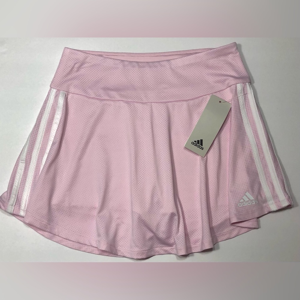 Girls Skort Athletic Skirt Short Youth Sports Cheer Tennis Active Wear Pink L+